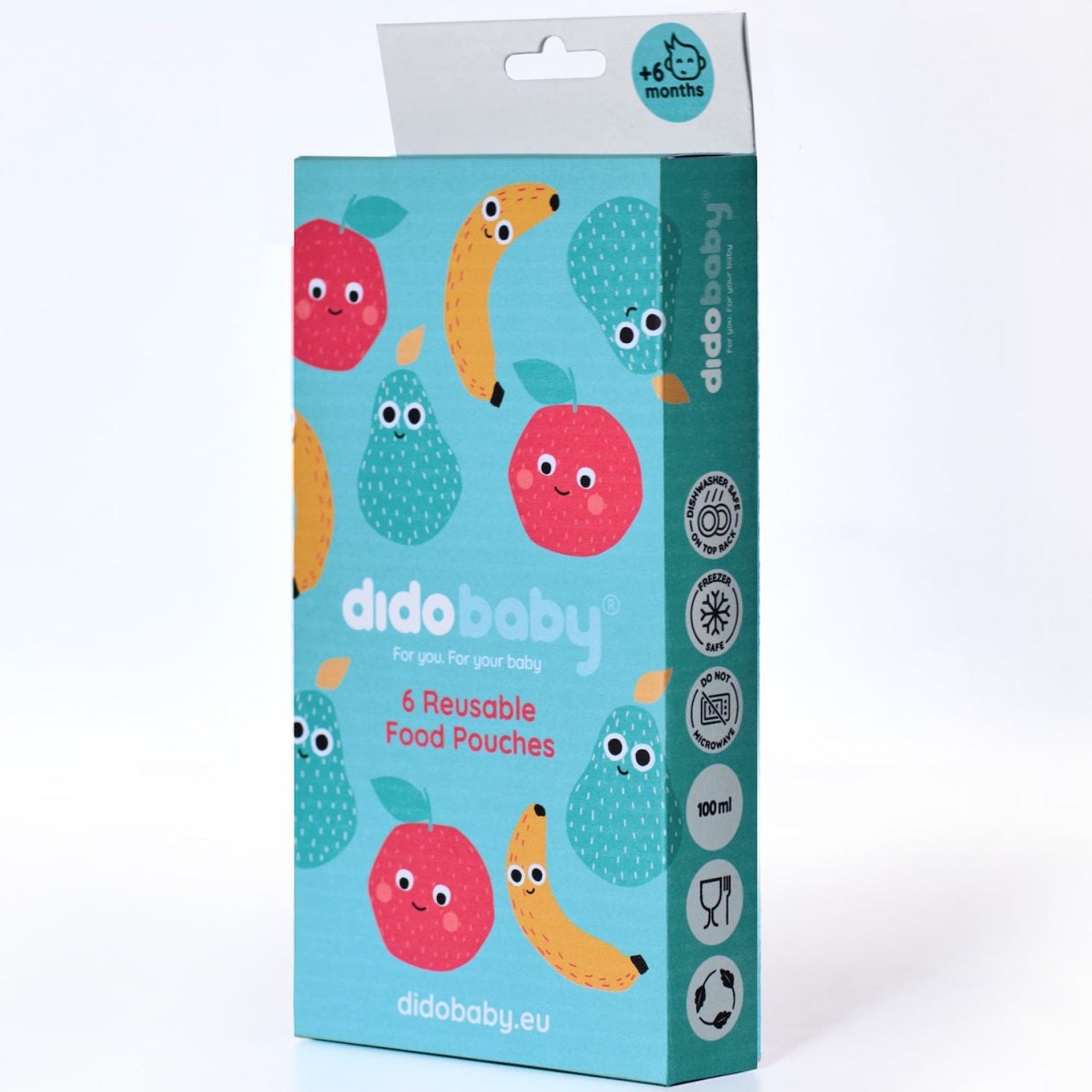 Pack 6 bolsas reutilizables para puré