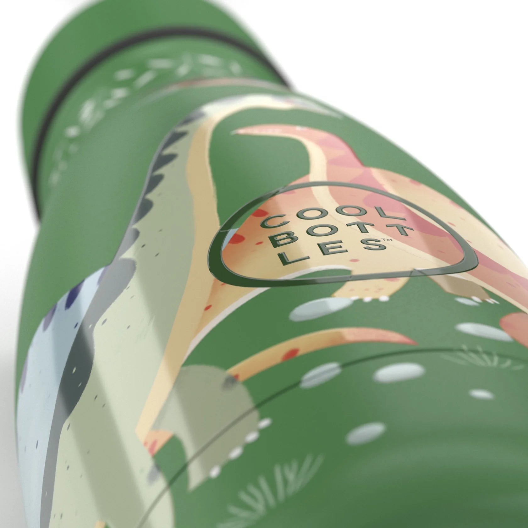 Botella de acero con pajita 350 ml. · Jurassic era