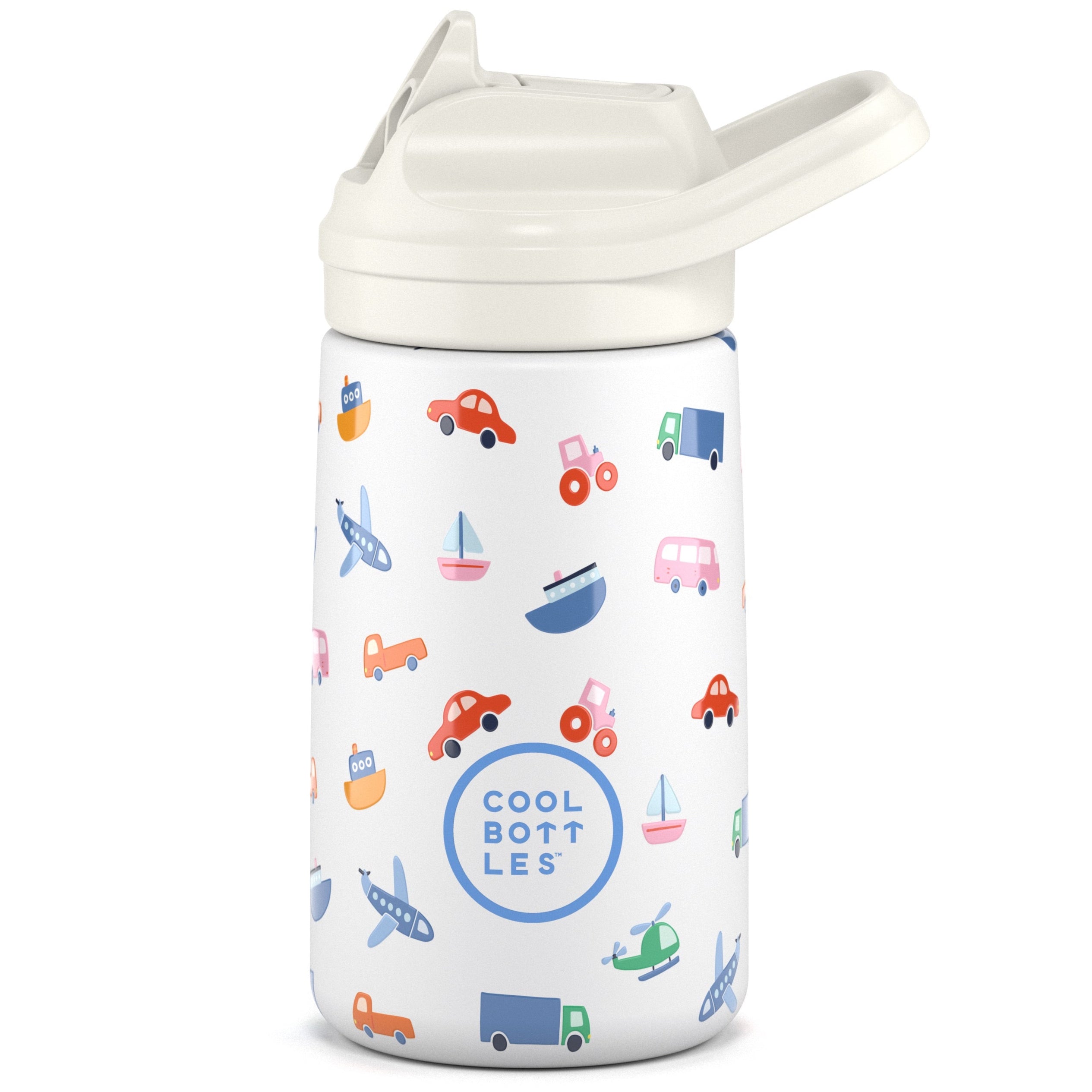 Botella de acero KIDDIE 350 ml.· little wheels