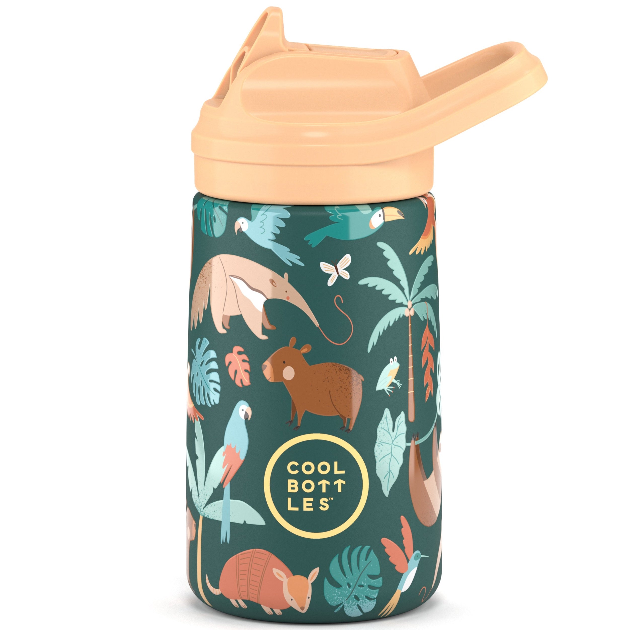 Botella de acero KIDDIE 350 ml.· rainforest refuge