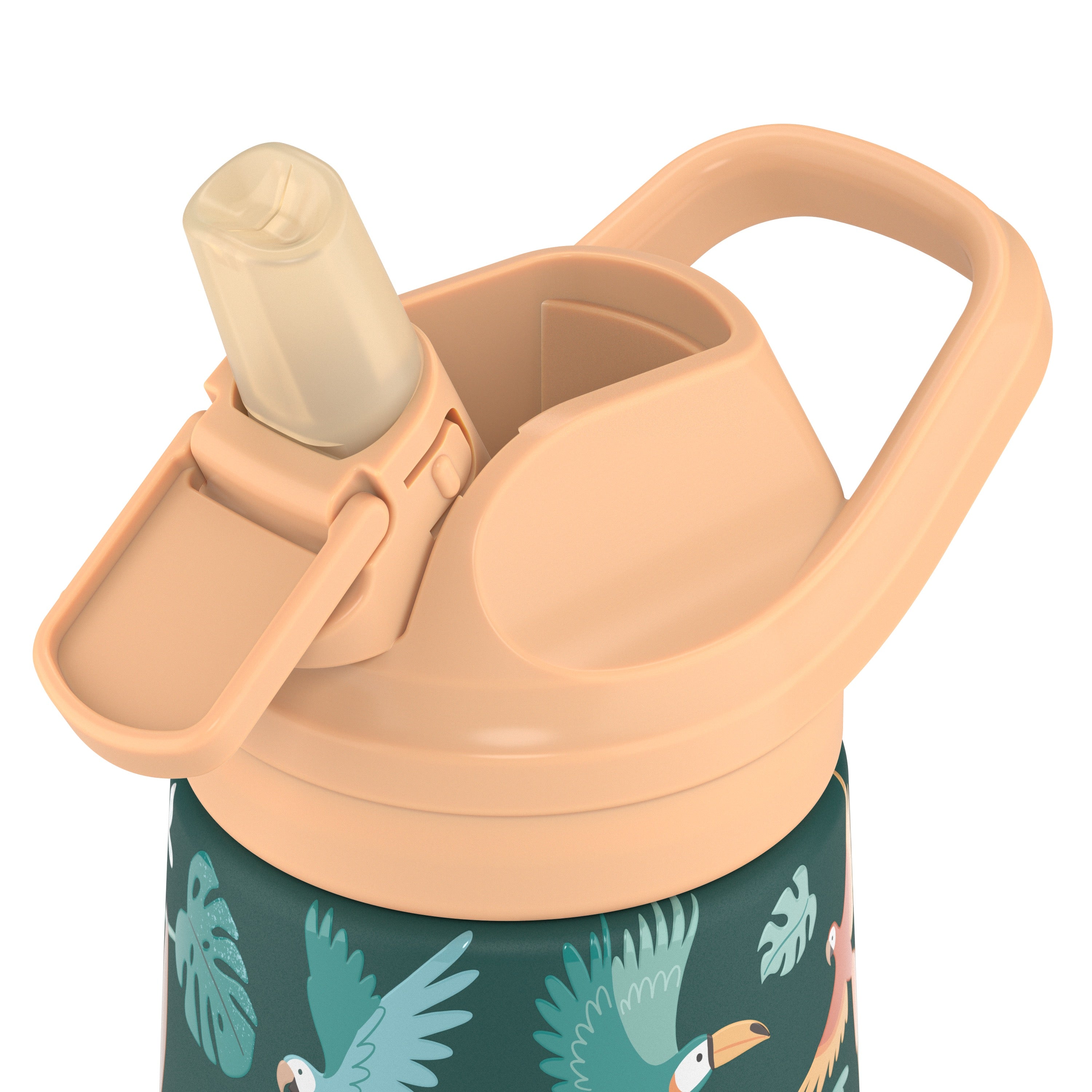 Botella de acero KIDDIE 350 ml.· rainforest refuge
