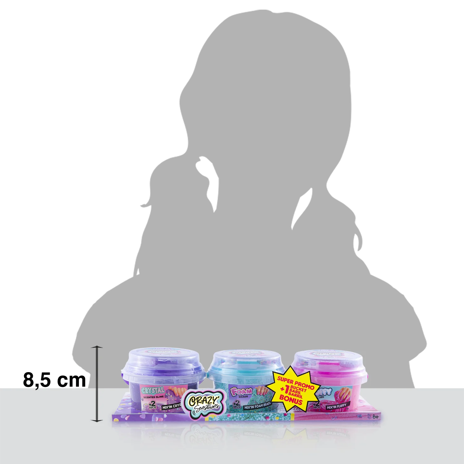 Súper cubos de slime, arena mágica y foam ¡sensaciones!