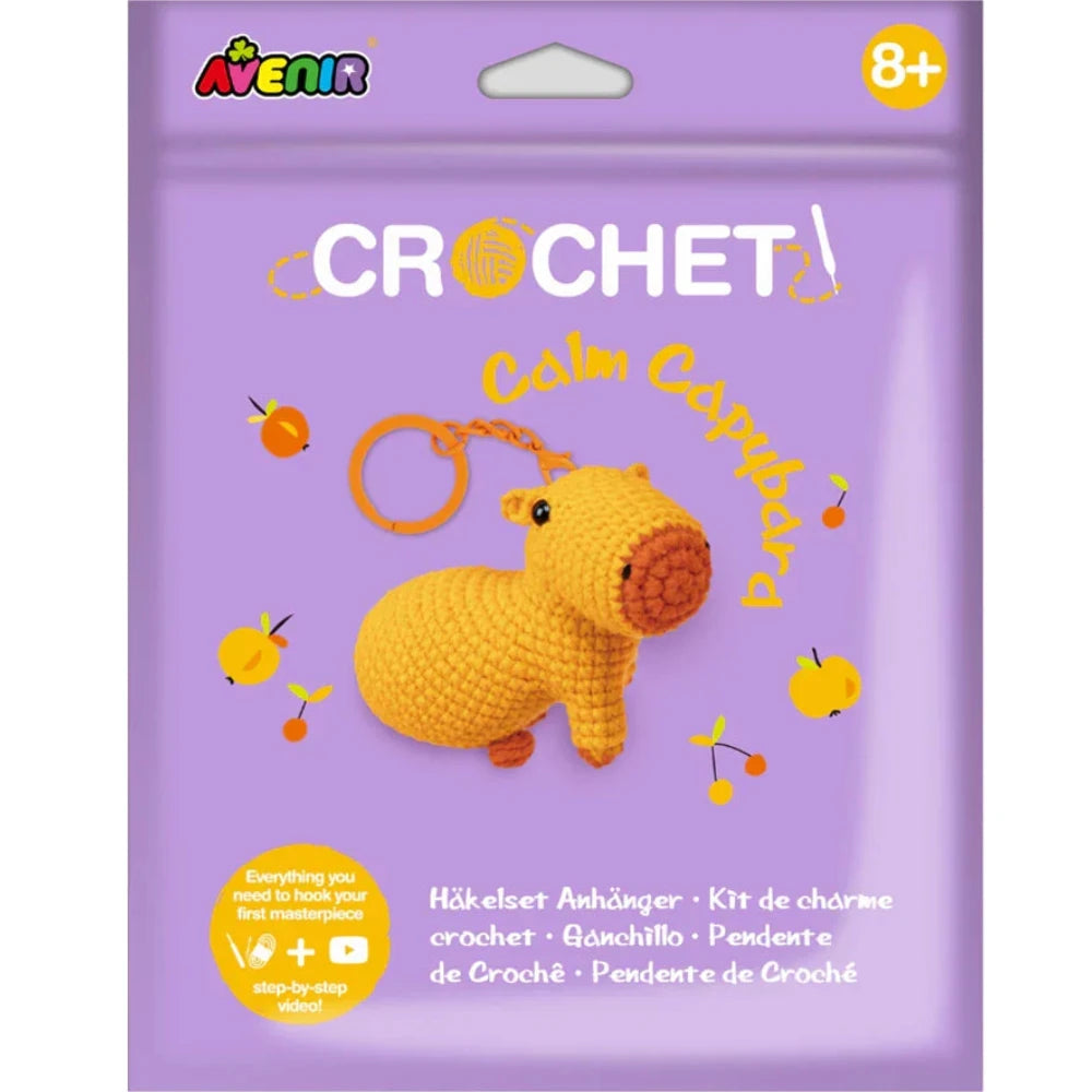 Haz tu llavero de crochet: capibara