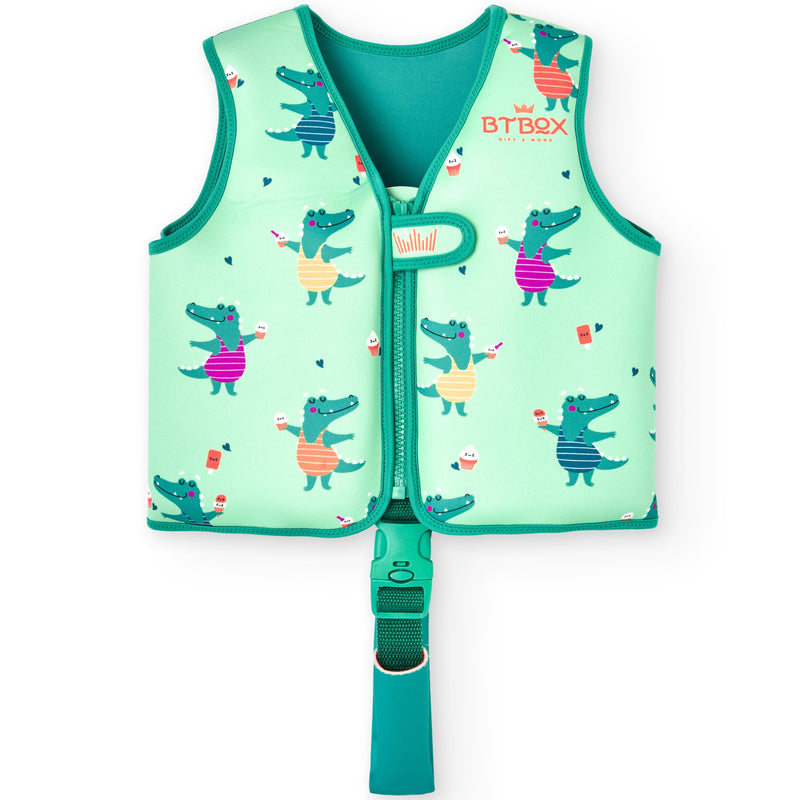 Chaleco flotador de aprendizaje BTBOX · cocodrilos