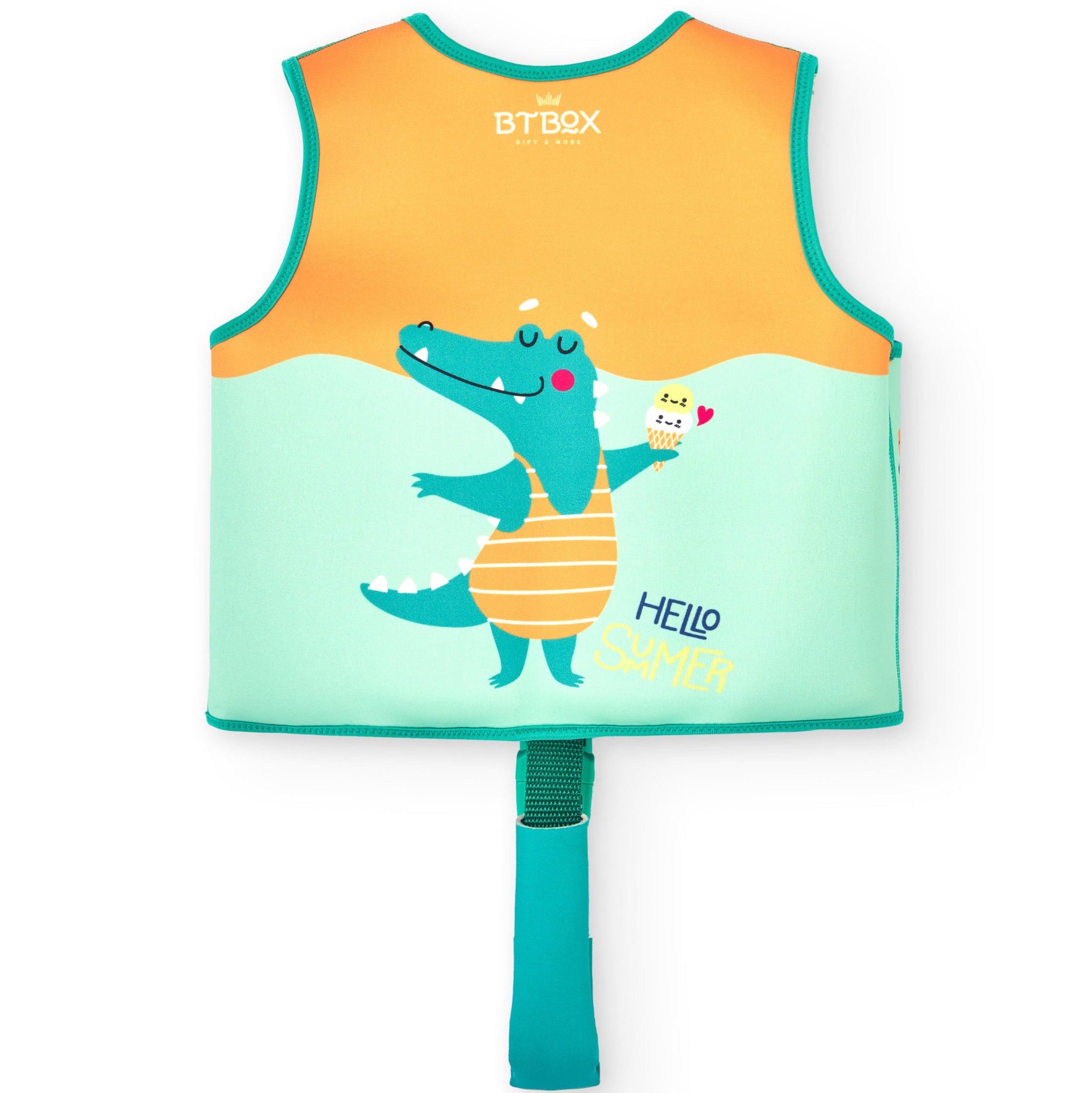 Chaleco flotador de aprendizaje BTBOX · cocodrilos