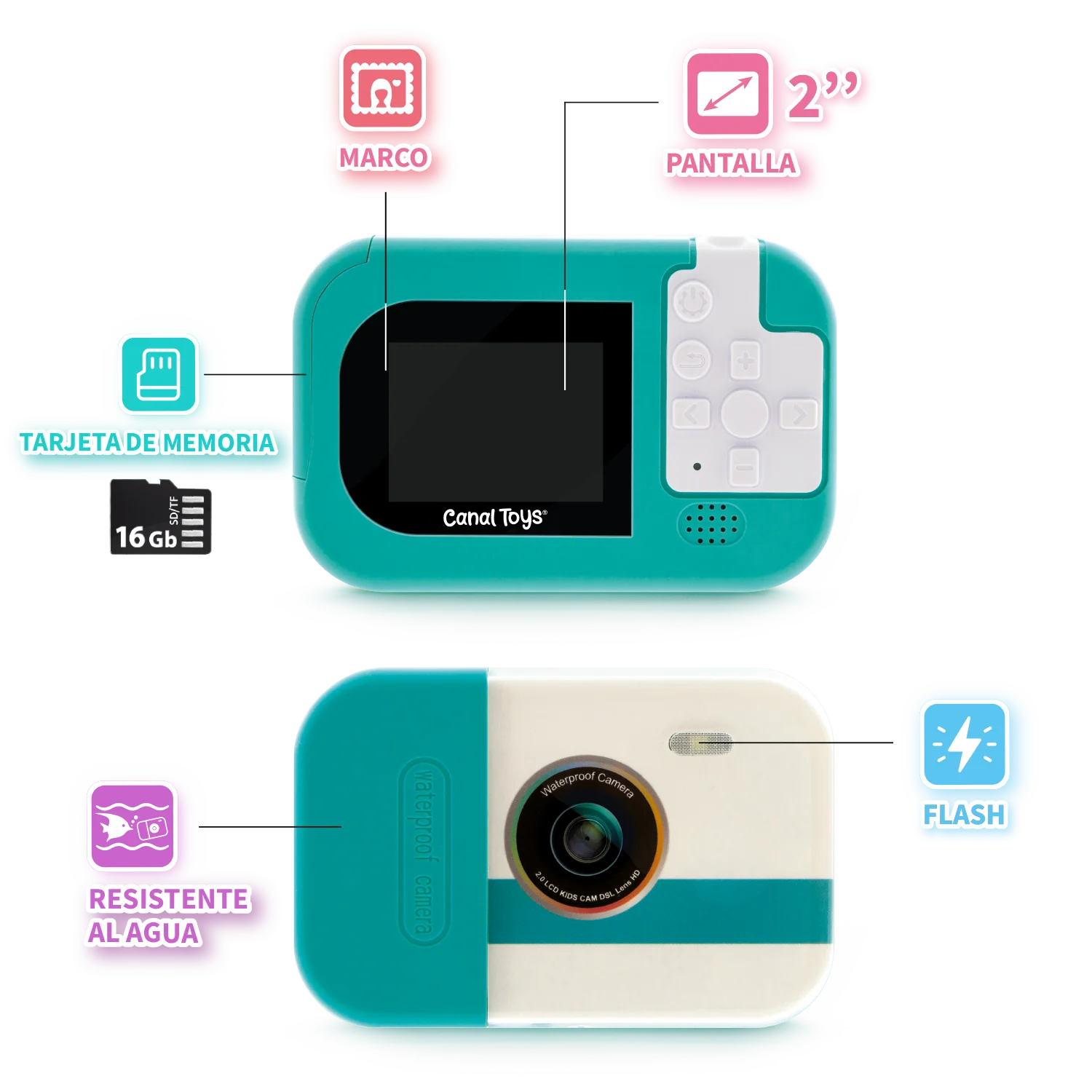 Waterproof cámara PHOTO CREATOR