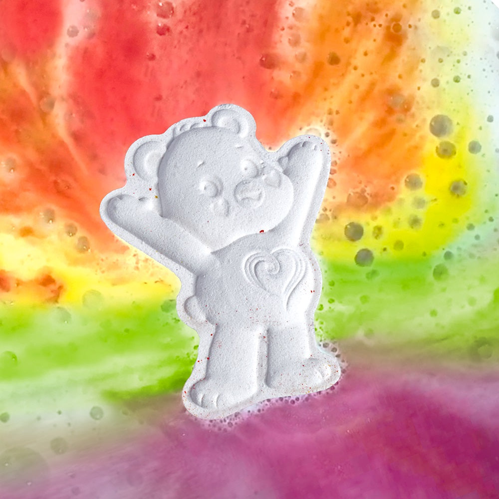 Bomba de baño oso amoroso ¡efecto arco iris!
