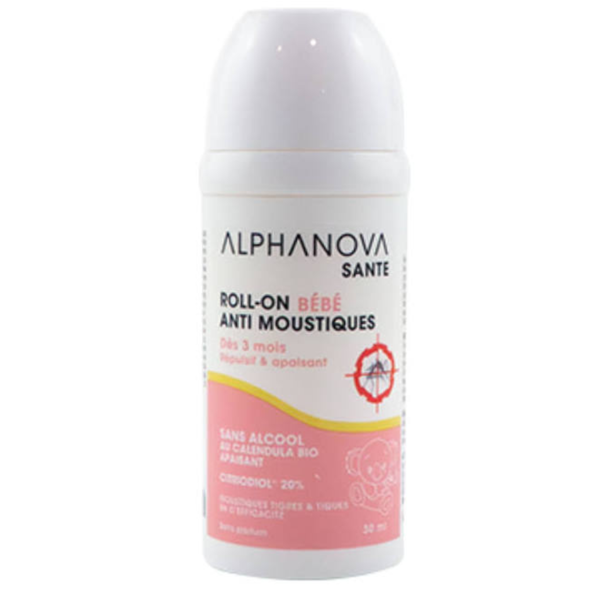 Antimosquitos ALPHANOVA bebé roll-on 30 ml