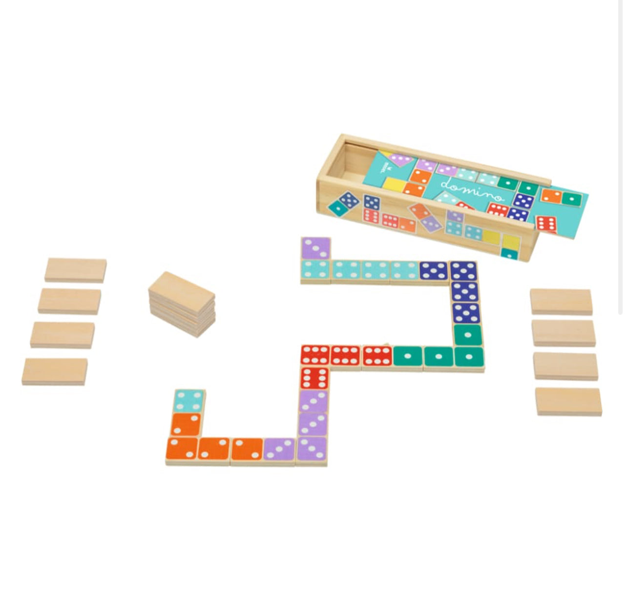 Dominó pequeño de madera