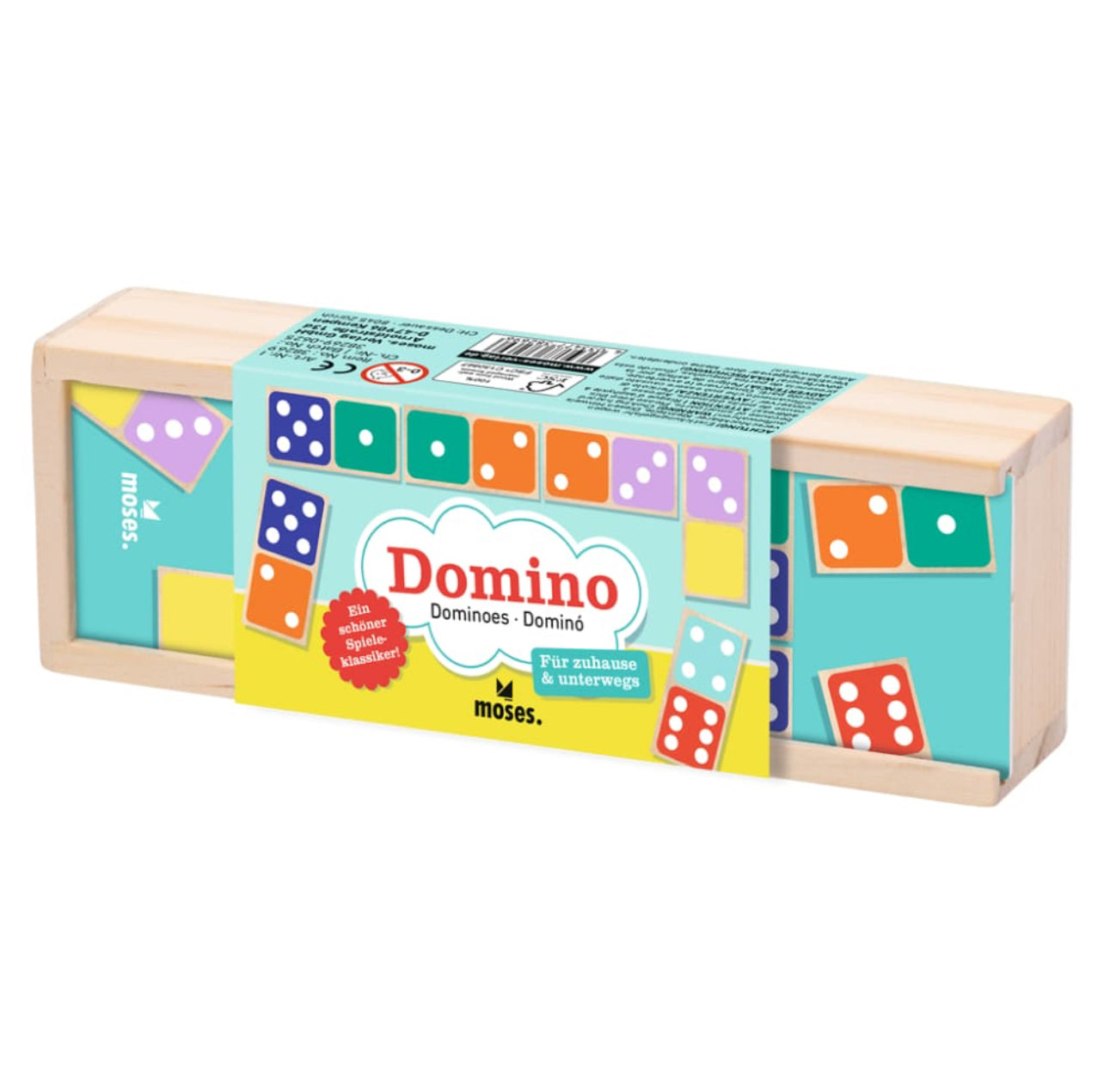 Dominó pequeño de madera