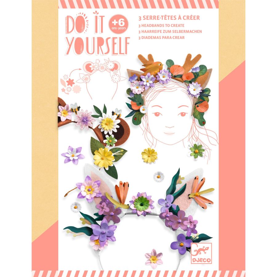 DIY crea tus diademas de animales y flores