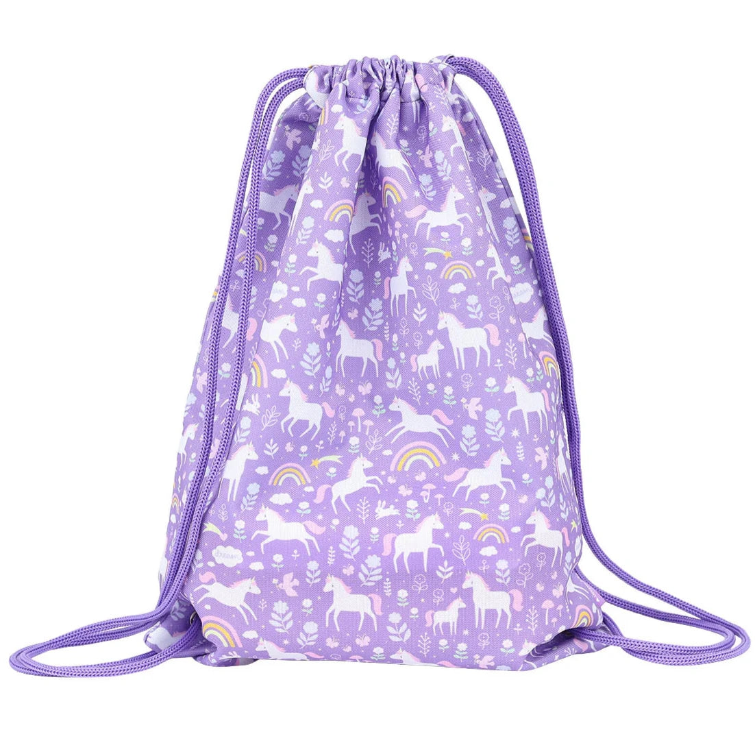 Mochila saco ALLC · unicornios
