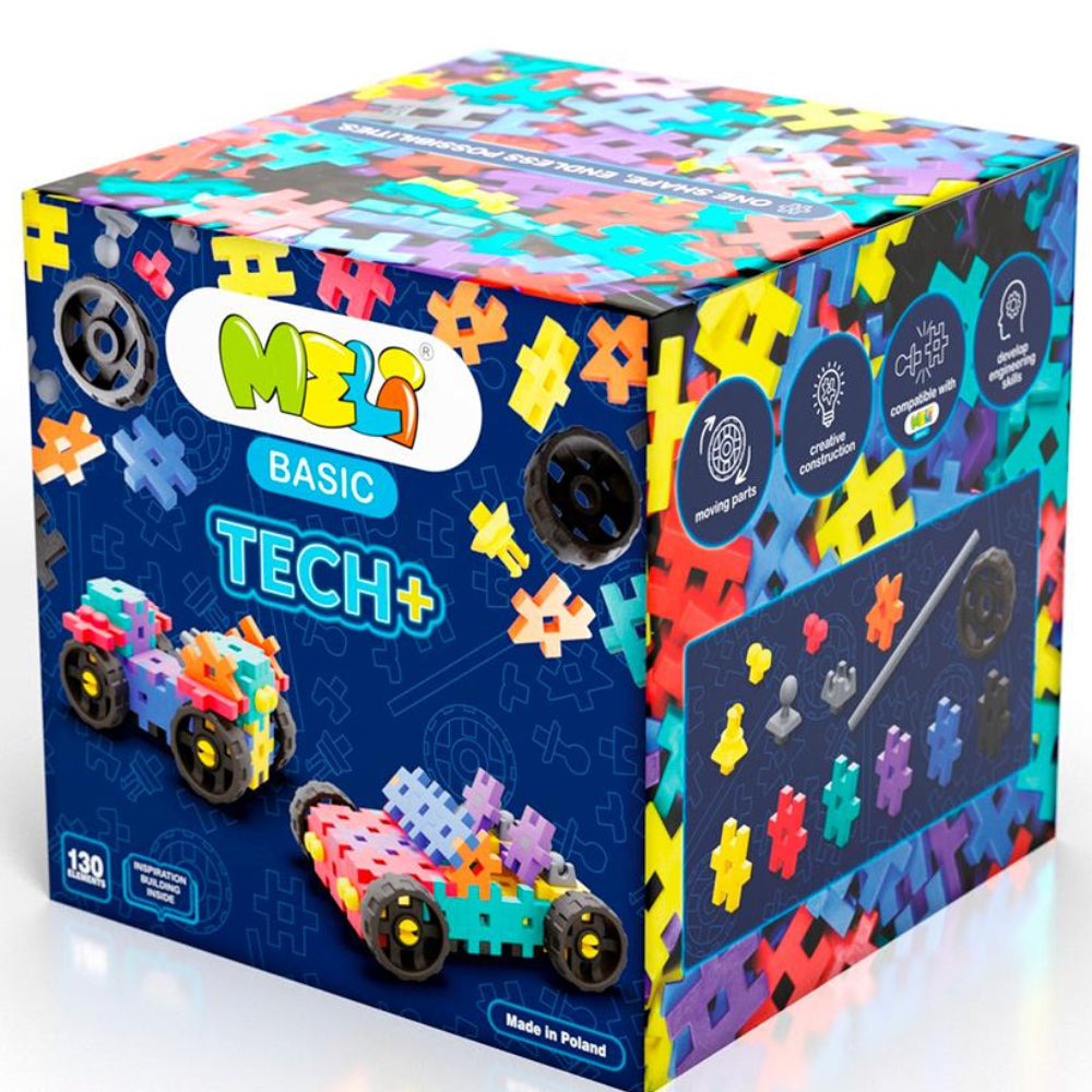 Construcciones MELI basic tech+ · 130 piezas