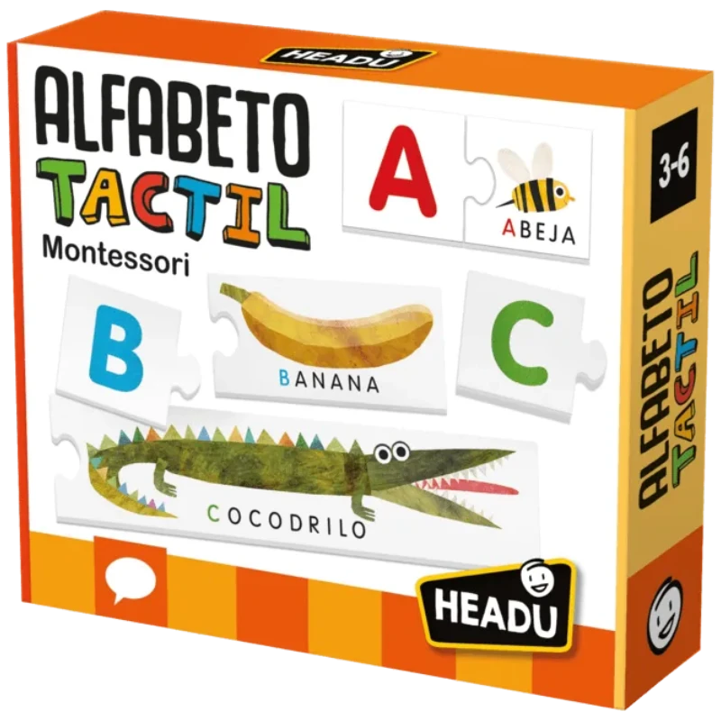 Alfabeto táctil Montessori