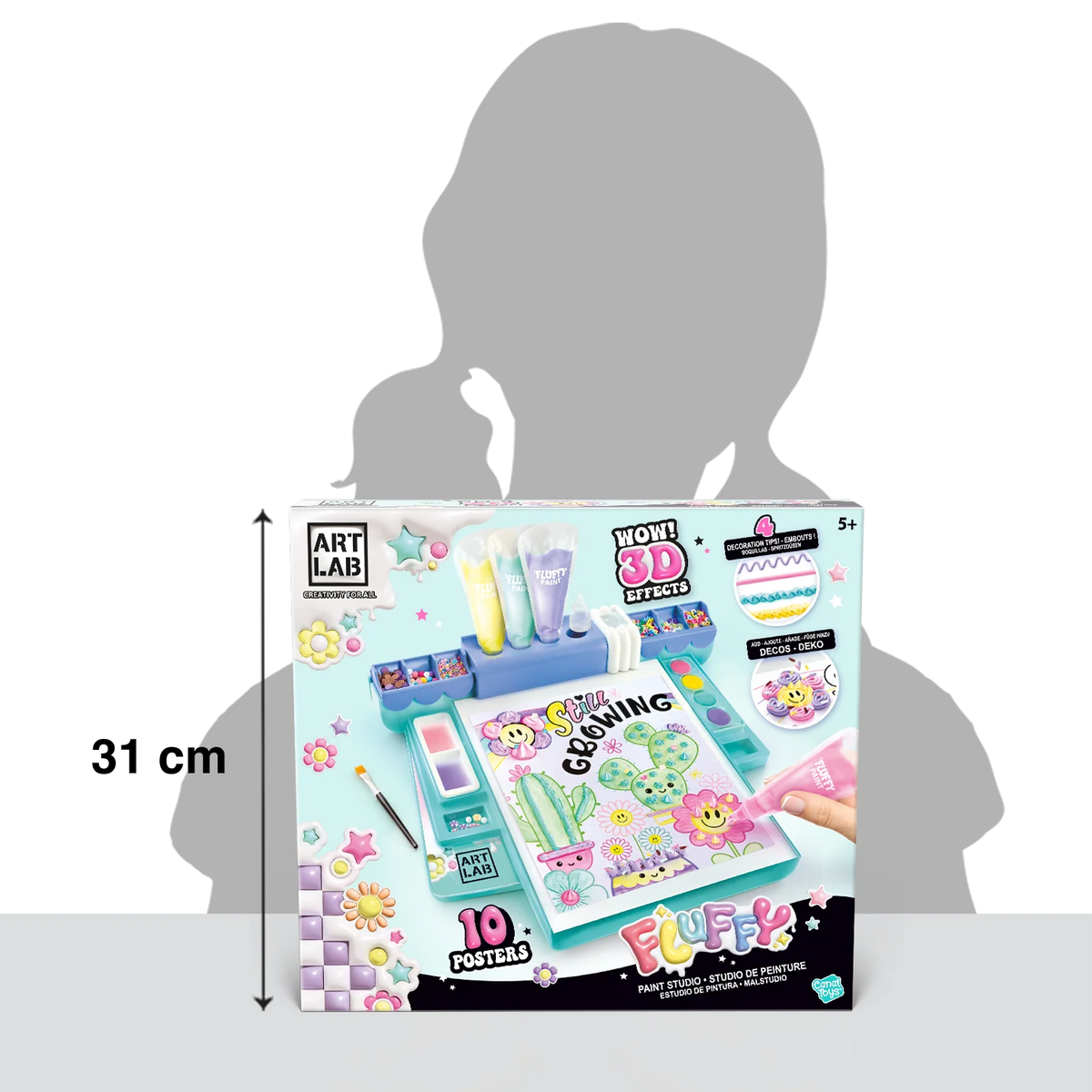 Estudio de acuarelas con FLUFFY PAINT 3D