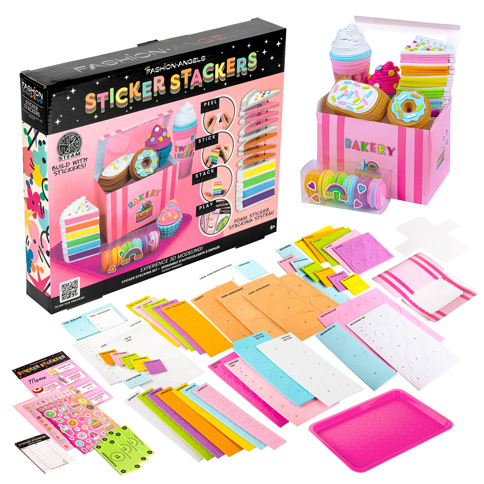 Sticker stackers pegatinas 3D · set de pasteleria ㅤ