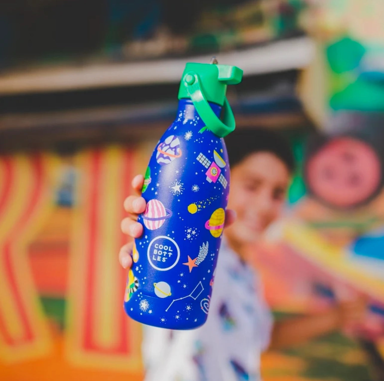 Botella de acero con pajita 500 ml. ·stellar journey