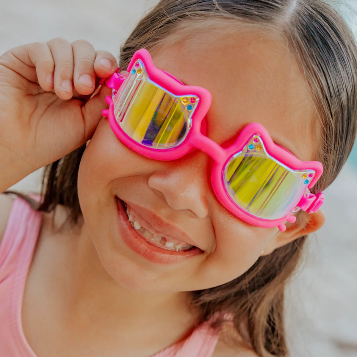 Gafas de Natación BLING2.0 · FLEXI FELINE-JELLY BEAN PINK