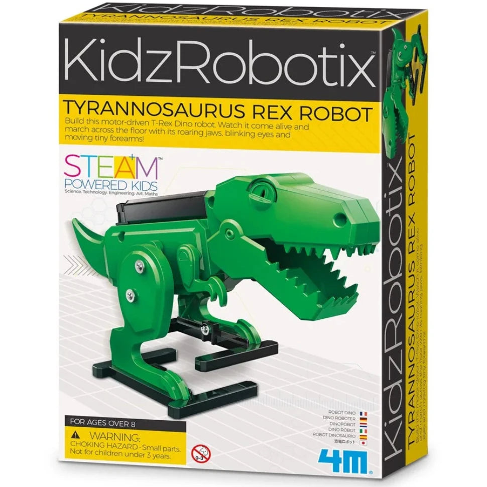 Crea tu robot tyrannosaurus rex KIDZROBOTIX