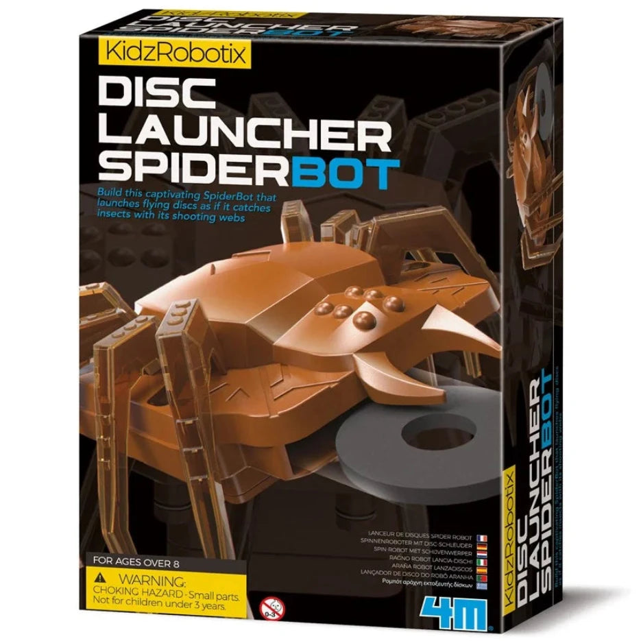 Crea tu robot lanzadiscos spiderbot KIDZROBOTIX