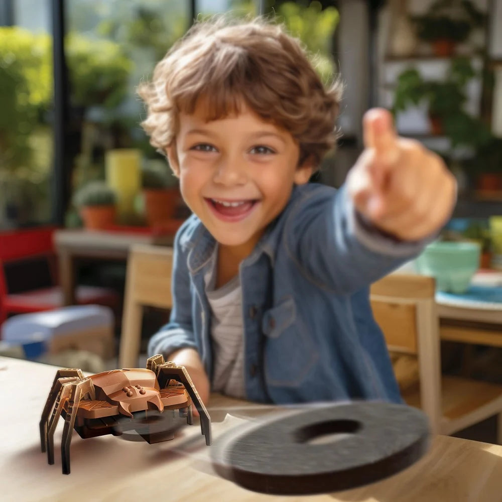 Crea tu robot lanzadiscos spiderbot KIDZROBOTIX