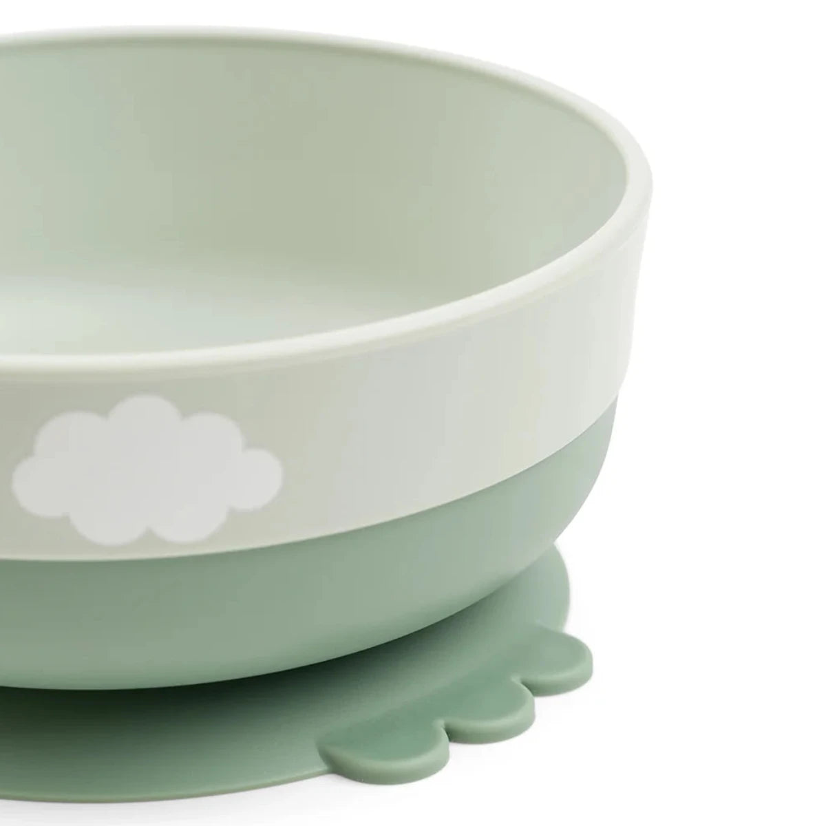 Vajilla con ventosa DONEBYDEER · happy cloud verde