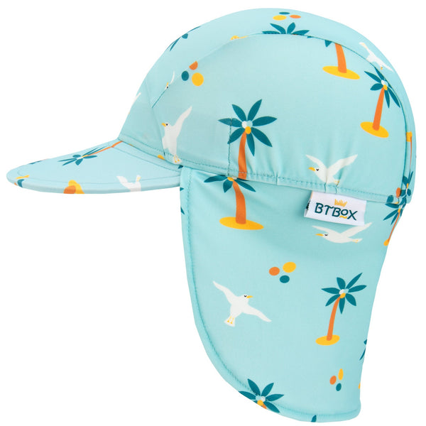 Gorra de baño con visera UPF +50 BTBOX · Palm Beach