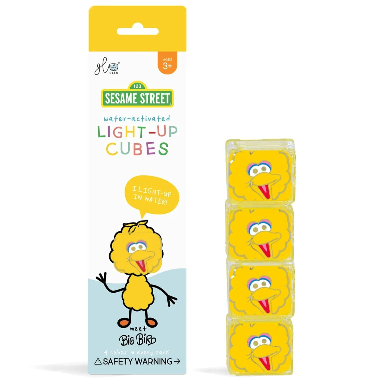 Cubos ¡con luz! para el baño GLOPALS · BIG BIRD