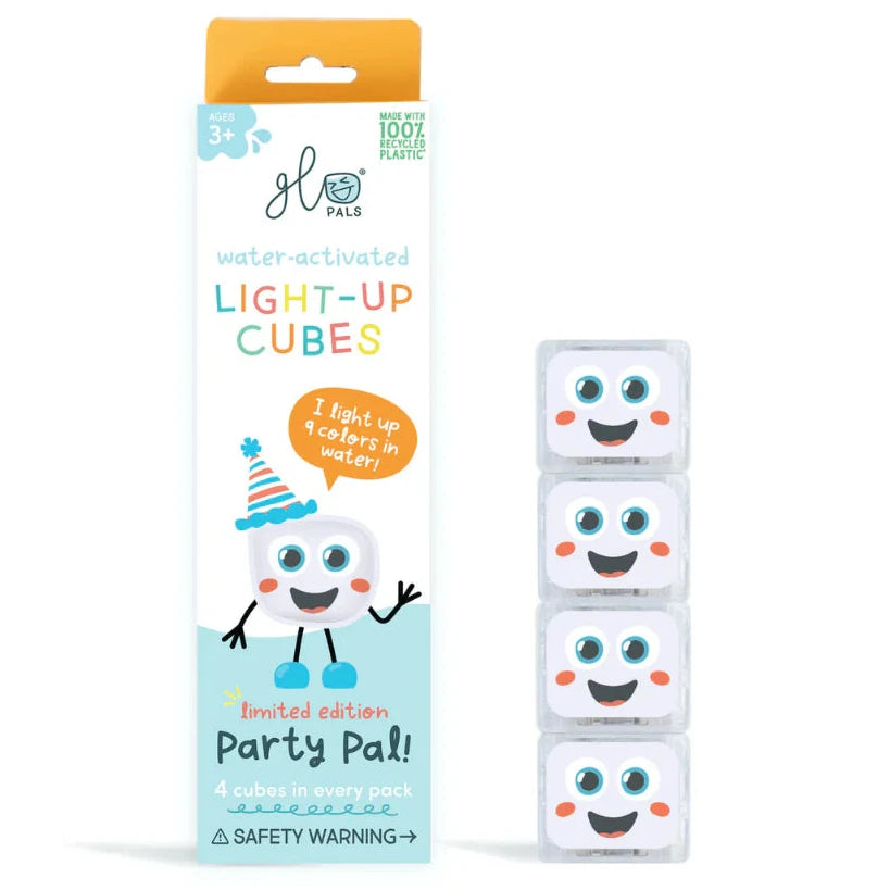 Cubos ¡con luz! para el baño GLOPALS · PARTY multicolor