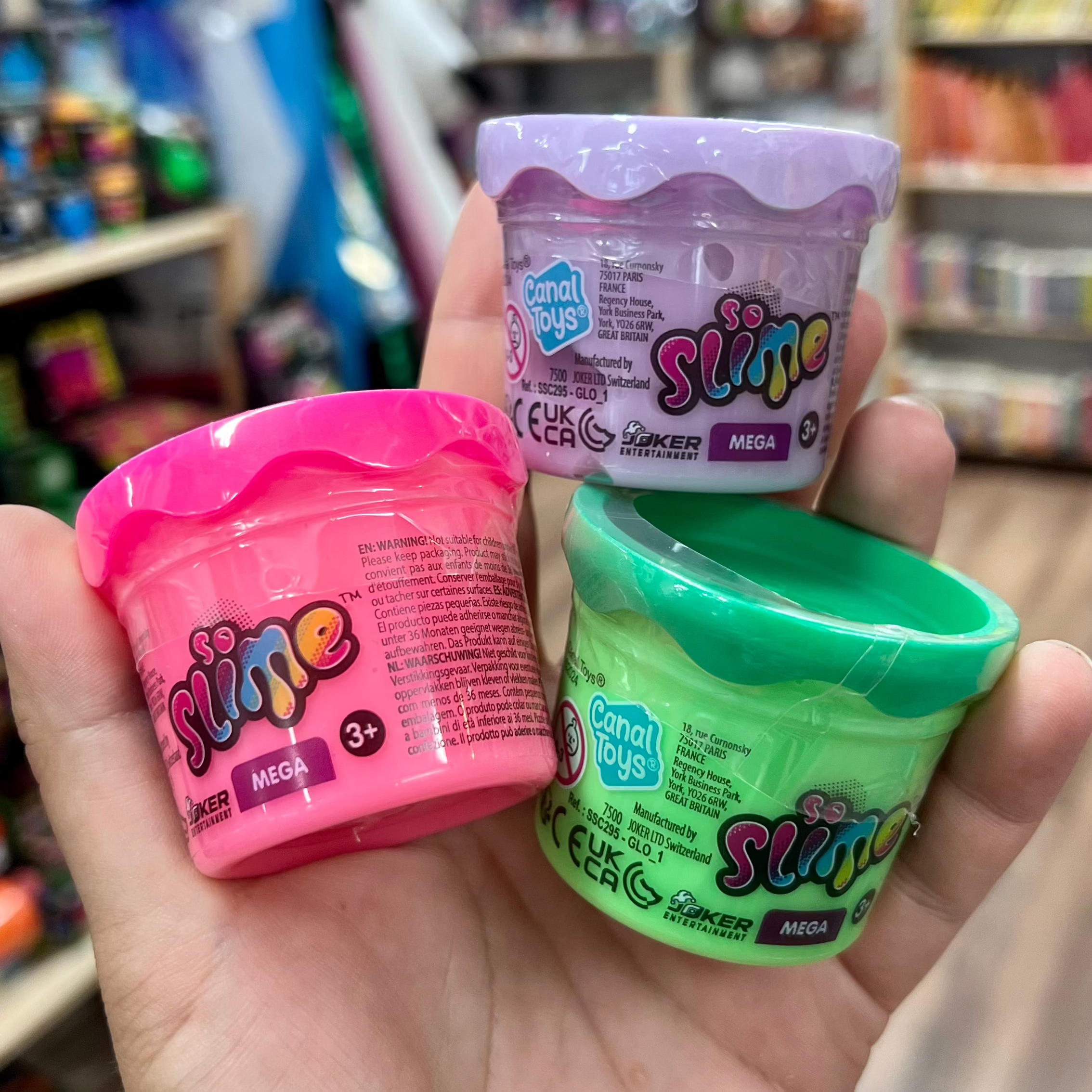 ¡Para cumple! mini bote de SLIME