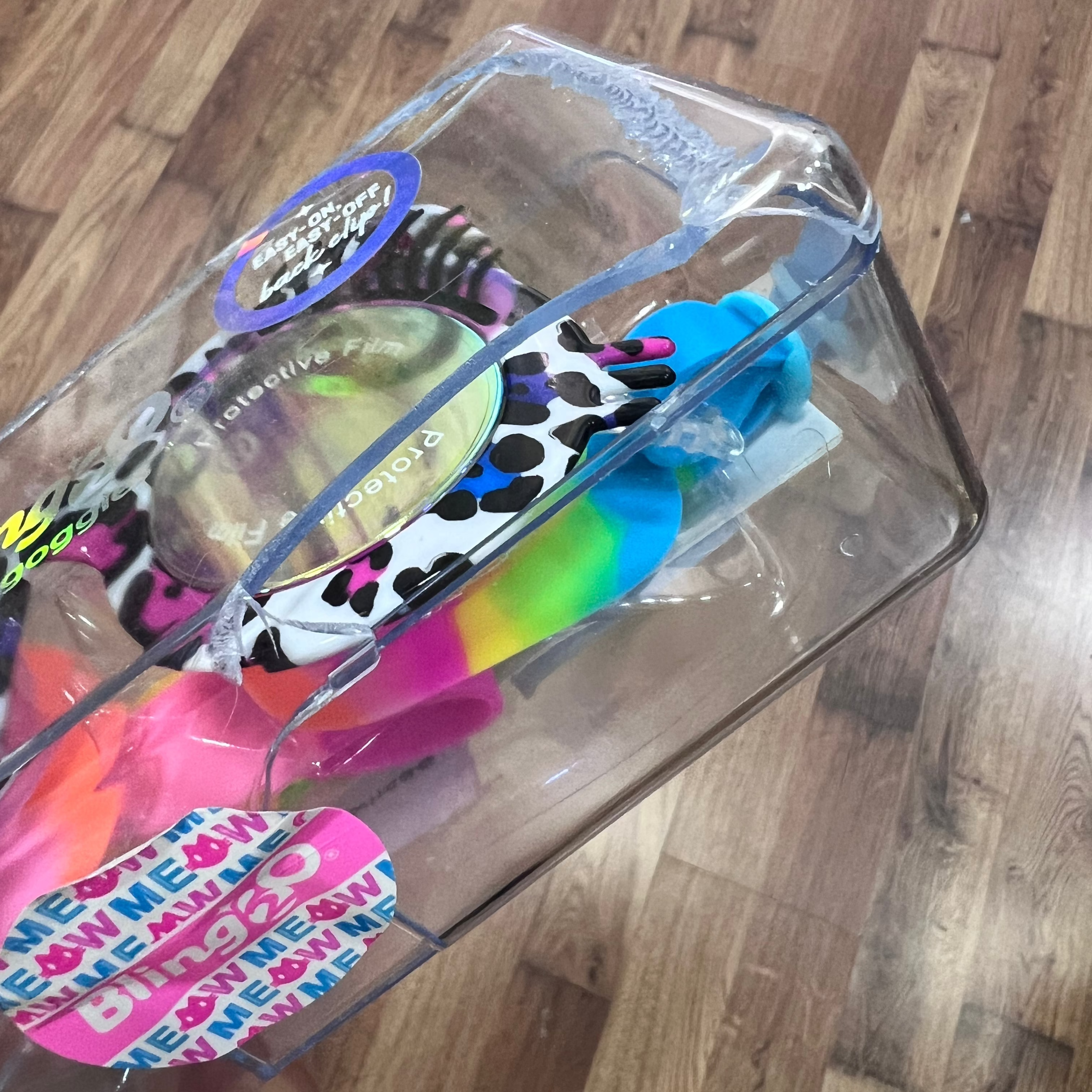 ¡CAJA DAÑADA! Gafas de Natación BLING2O · TALK TO THE PAW-MIDNIGHT MEOW