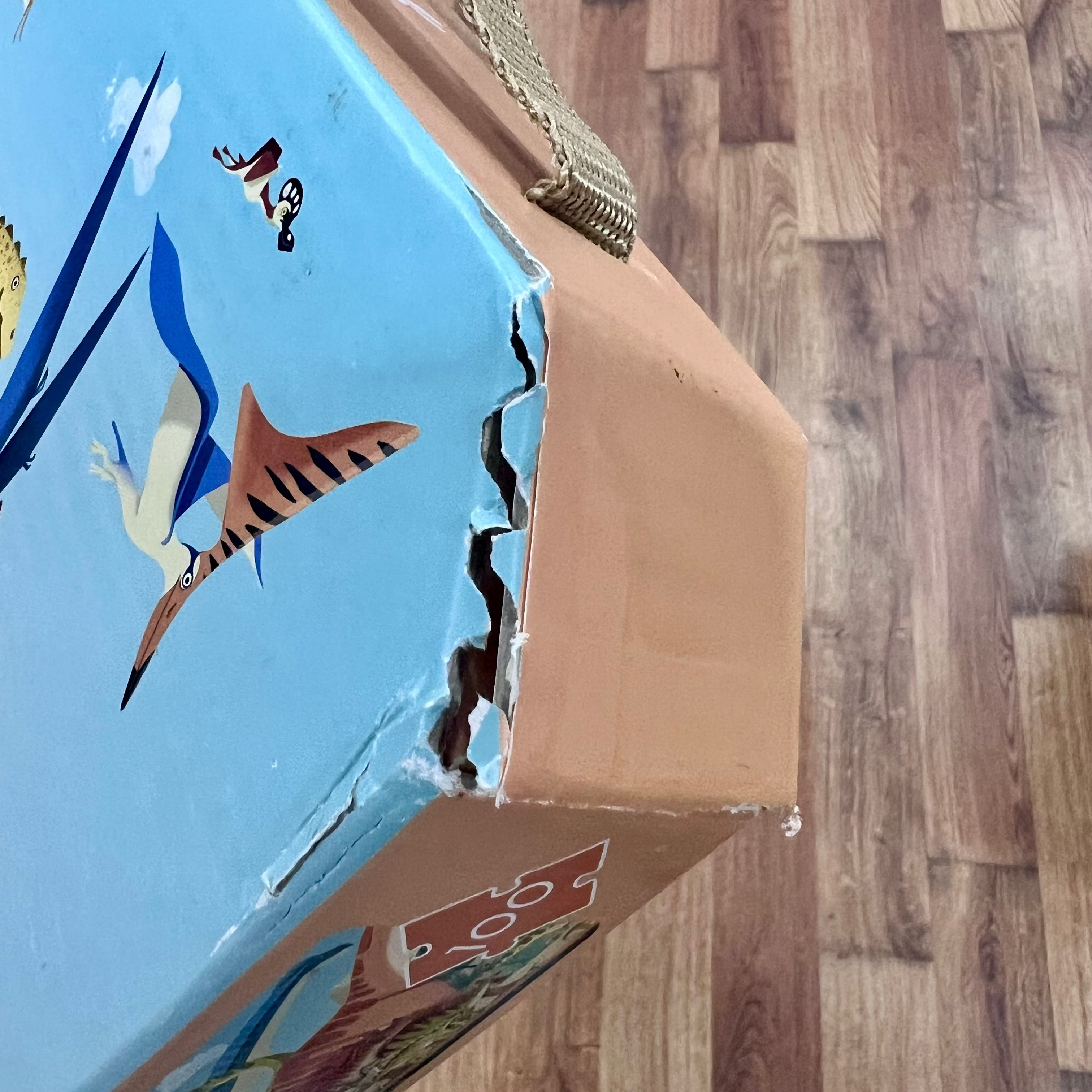 ¡CAJA DAÑADA! Puzzle panorámico dino: 100 piezas