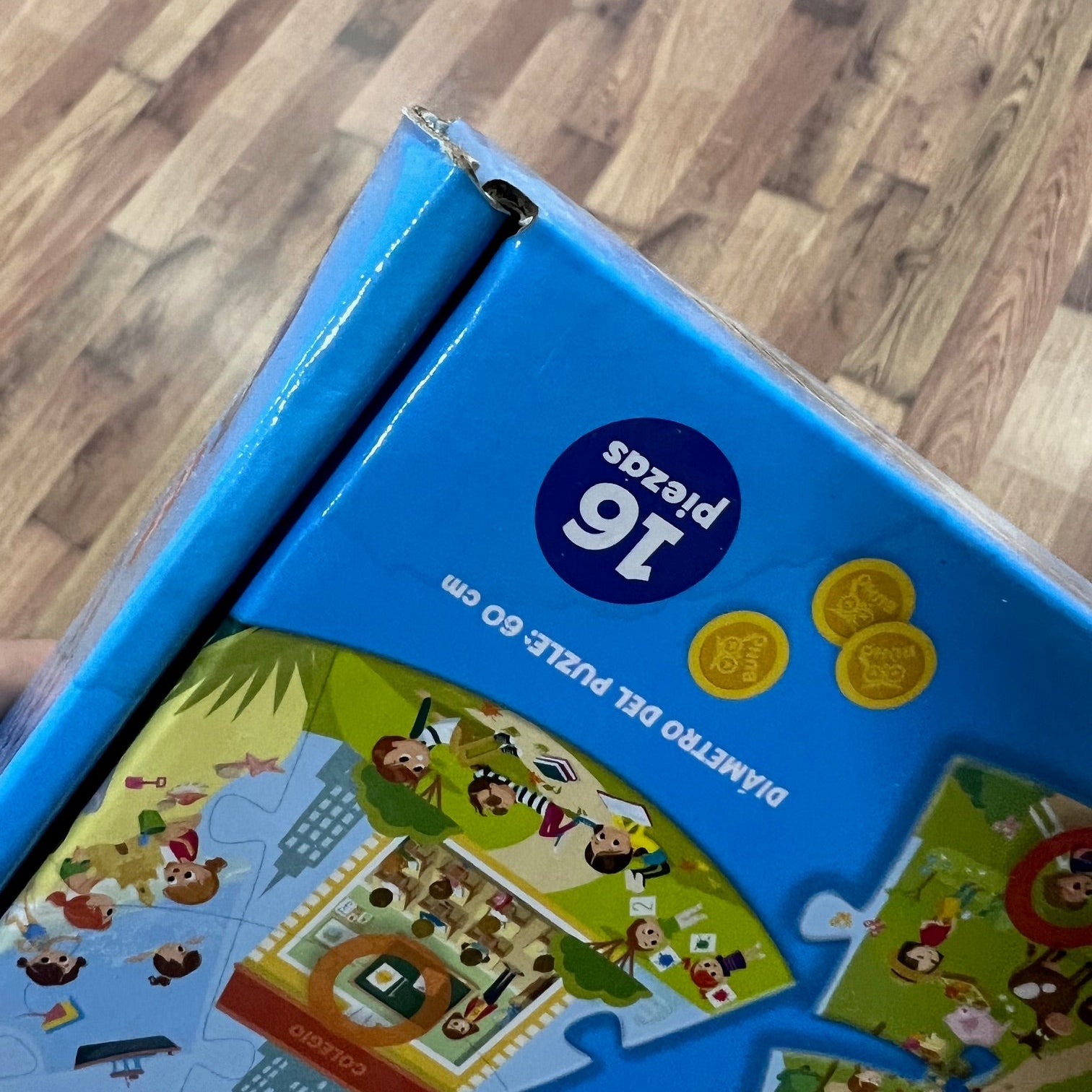 ¡CAJA DAÑADA! Búho ¡puzzle y juego de observación! con 100 palabras