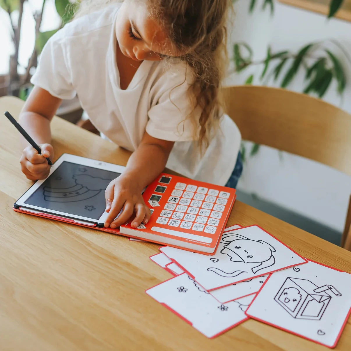 Tableta para dibujar con plantillas KIDYDRAW MINI · kawaii