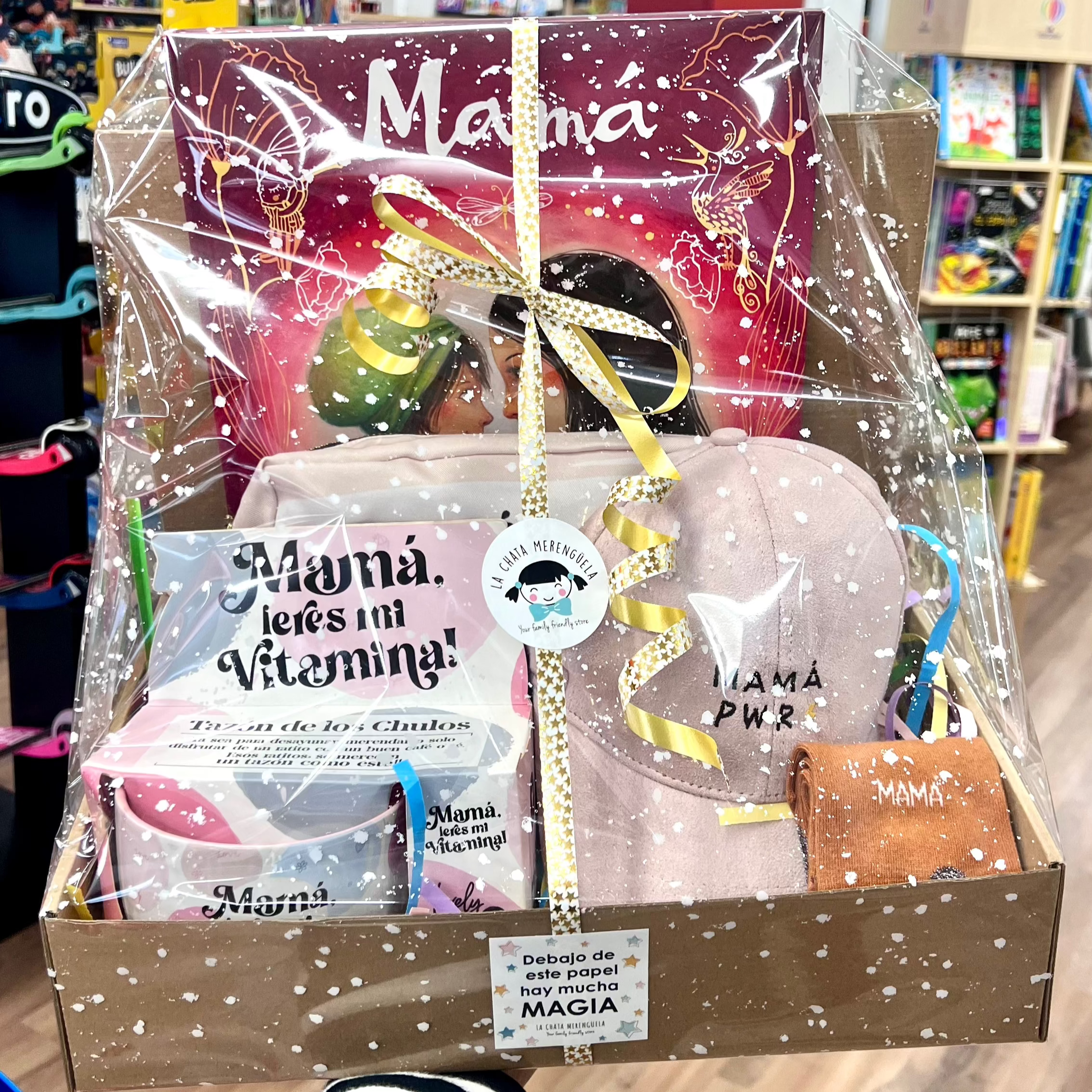 Cesta para mamá de un bebé