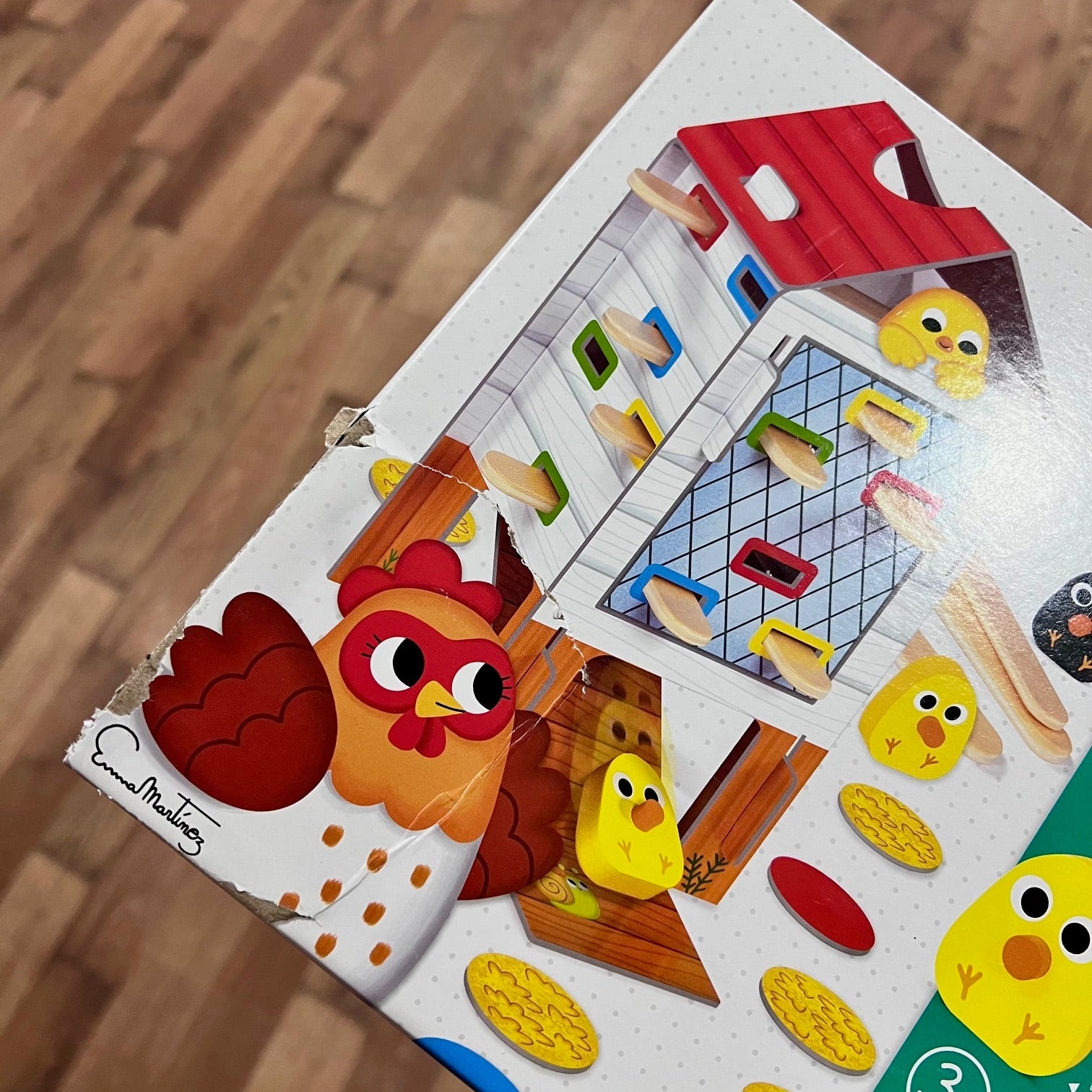 ¡CAJA DAÑADA! Happy chicken