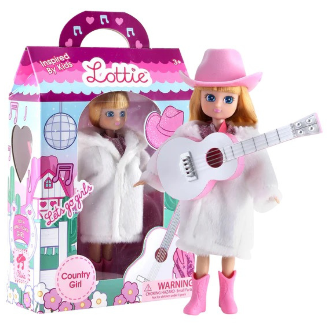 Muñeca LOTTIE estrella del country