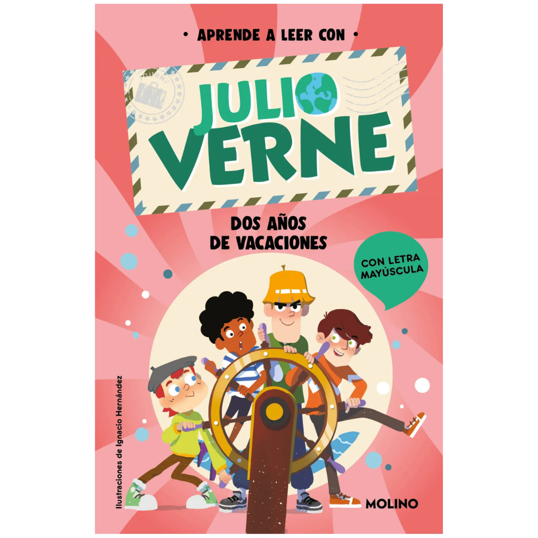 Aprende a leer con Julio Verne · Dos años de vacaciones