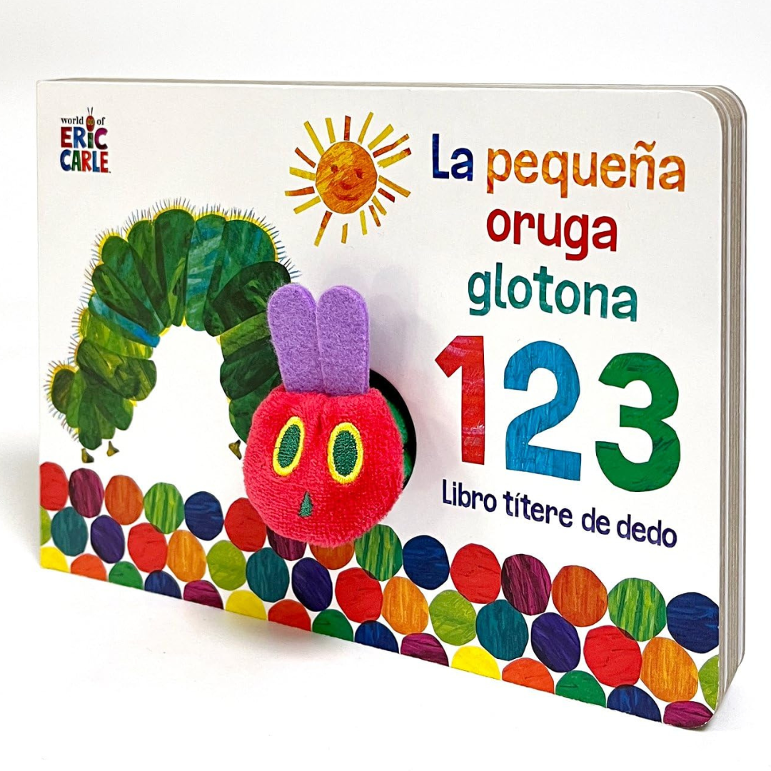 La pequeña oruga glotona 1 2 3 con títere de dedo