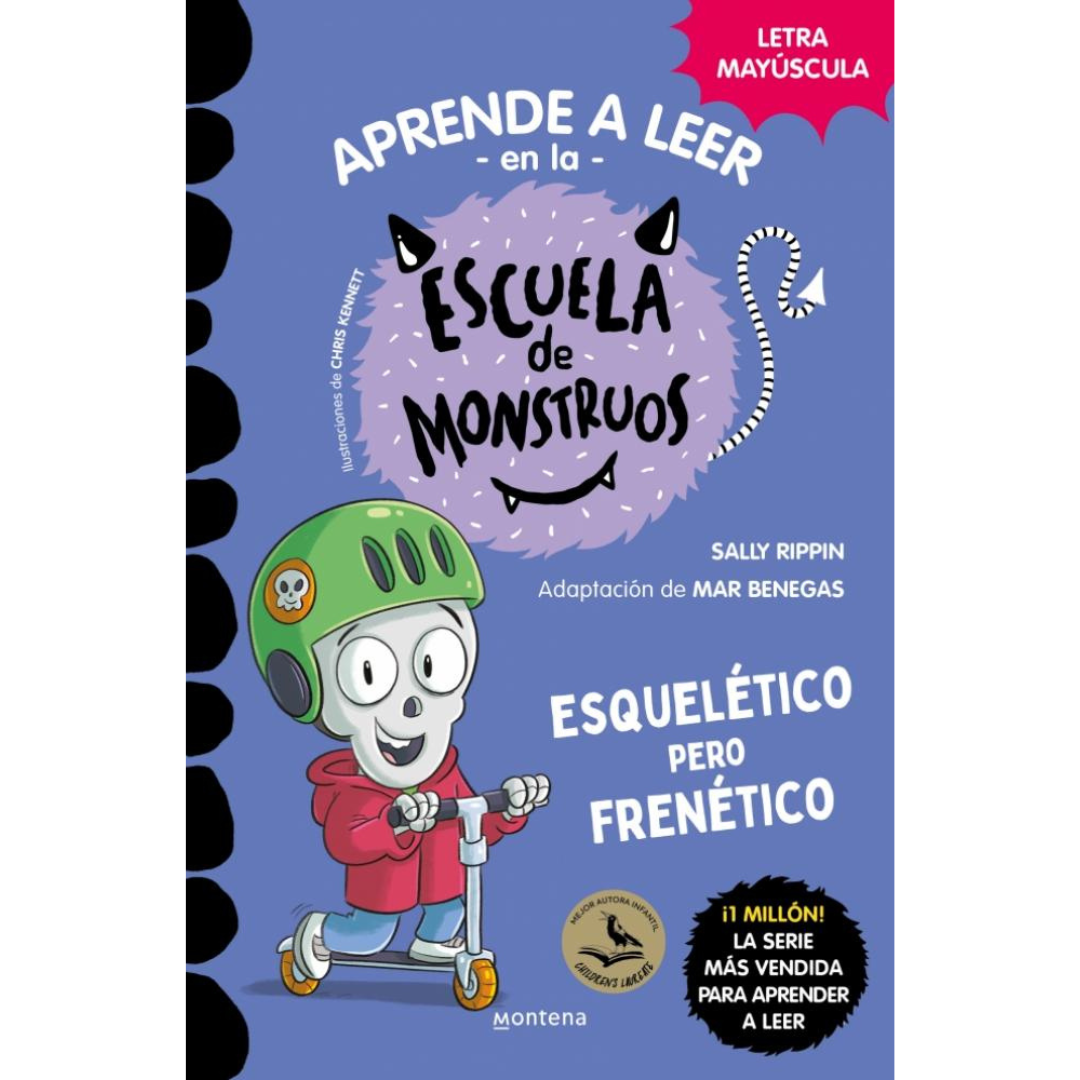 Aprende a leer en la escuela de monstruos 21 · esquelético pero frenético