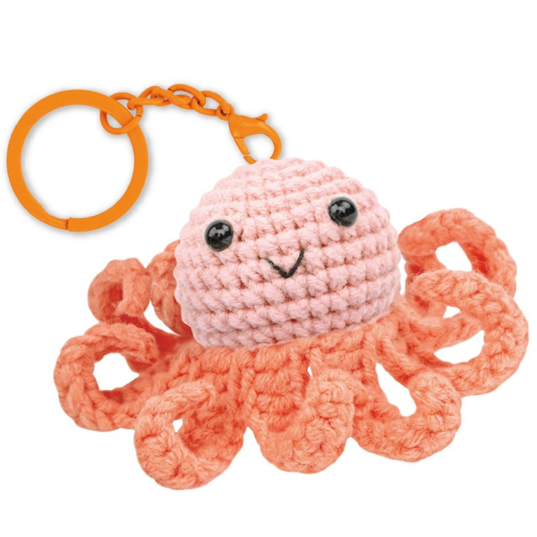 Haz tu llavero de crochet: pulpo