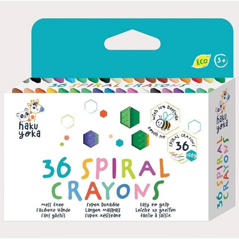 36 Ceras Haku Yoka · Spiral Crayons