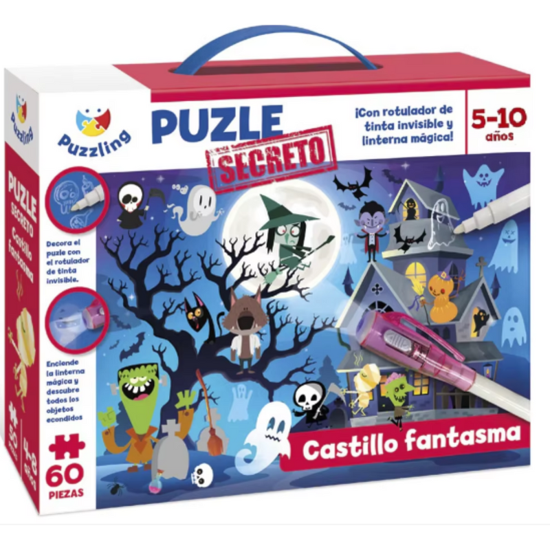 Puzzle secreto Castillo Fantasma: 60 piezas