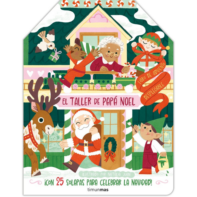 El Taller de Papá Noel · Libro de Adviento Desplegable