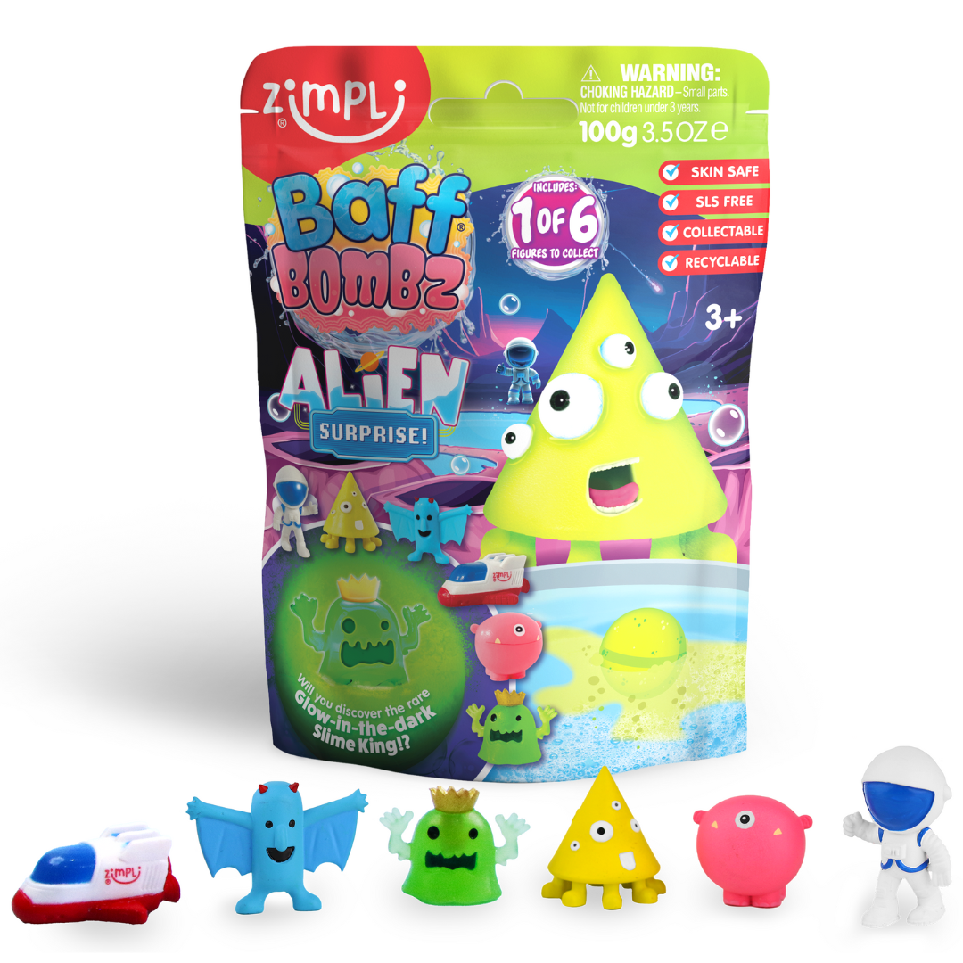 Bomba de baño aliens ¡sorpresa!