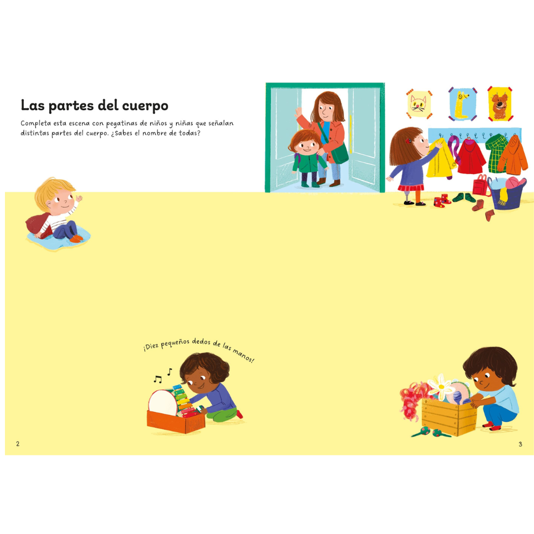 Mi pequeño libro de pegatinas · así es mi cuerpo