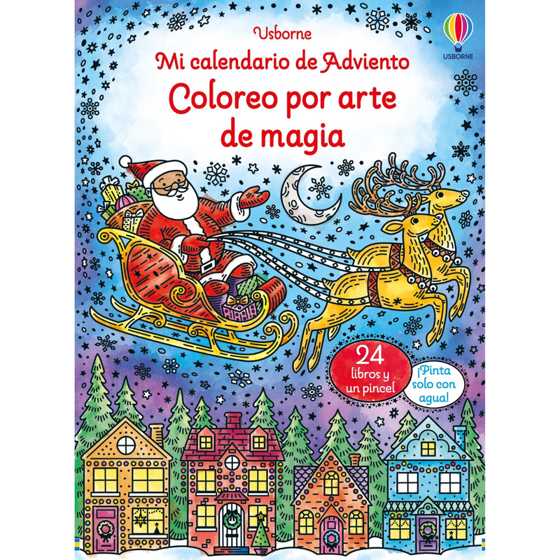 Colorea por arte de magia · Mi calendario de Adviento