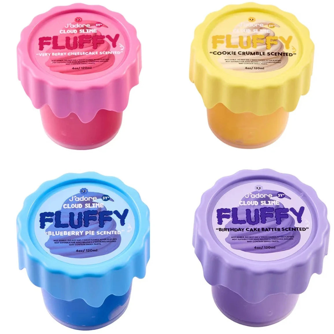 Fluffy slime ¡con olor! J'ADORE