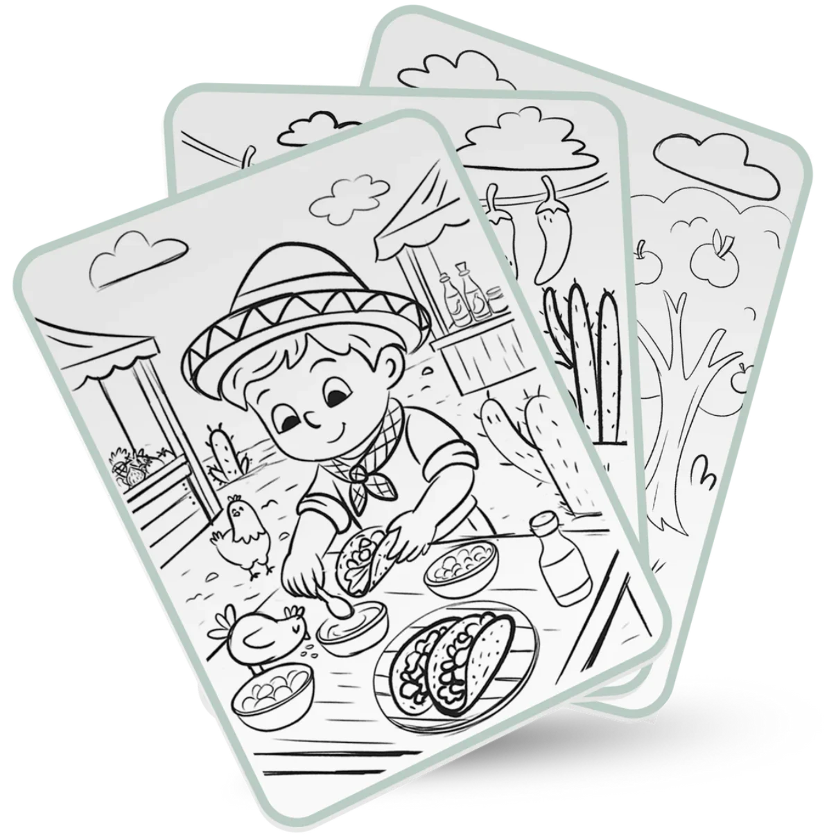 Tableta para dibujar KIDYDRAW PAD · alimentos