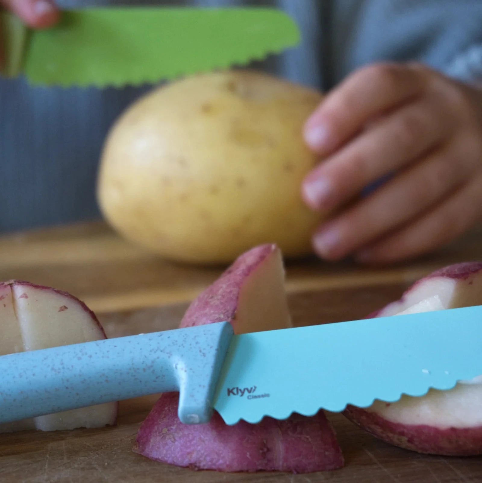 Cuchillo infantil seguro KLYV classic